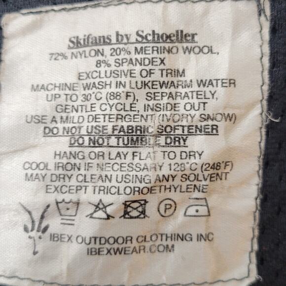 Ibex Skifans By Schoeller Jacket Wool Blend Purple Size XS - Picture 6 of 8